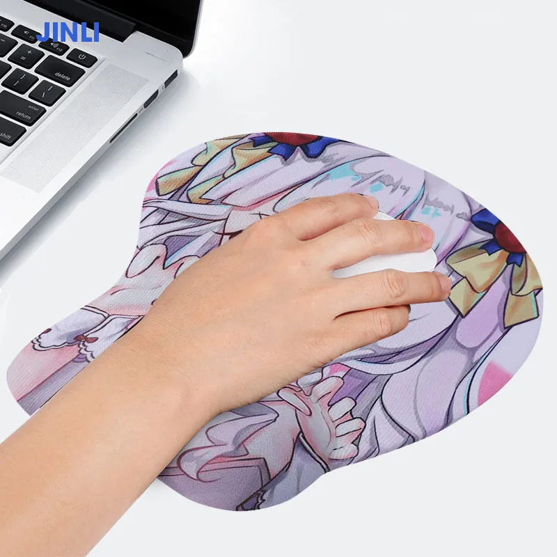 1pc Cartoon Cute Wrist Support Mouse Pad Pu Elastic Wrist Rest Relieve  Fatigue Reduce Pressure On Hand Mouse Hand Pillow Anti-slip Silicone Base  Smooth Surface Gaming Mouse Mat For Home & Office