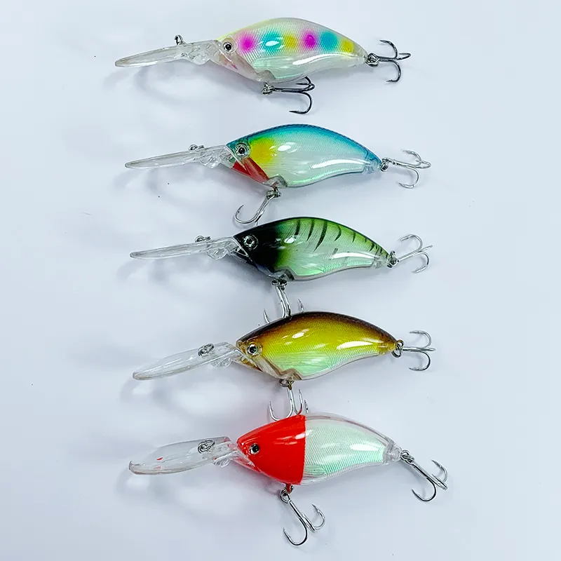 High Quality Fishing Lure Set 18g Deep Diving Crank Minnow Cranksbait  Swimbait With Long Tongue Trolling Wobblers For Big Fish Rainbow Trout  Lures From Bai07, $8.79