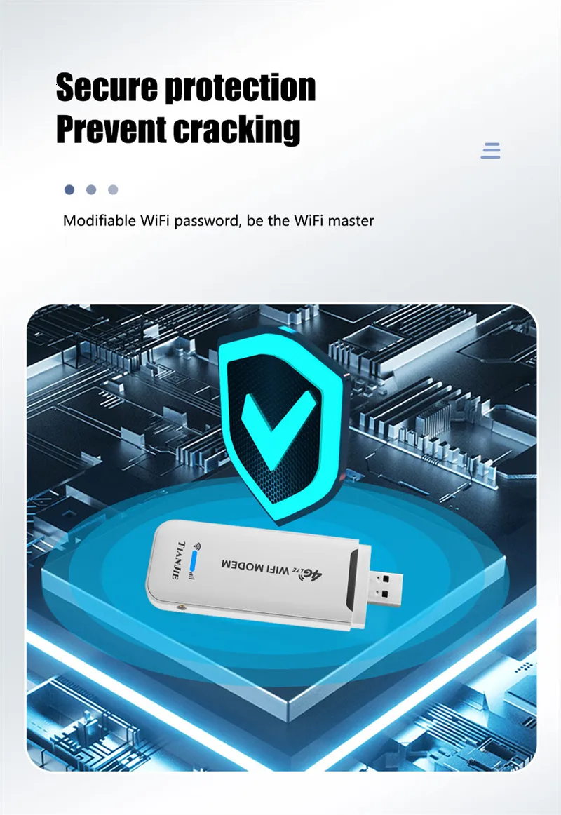 Routeur WiFi Portable 4G - Compatible Cartes Micro SIM, Batterie 3000 MAh, Jusqu'à 10 Appareils