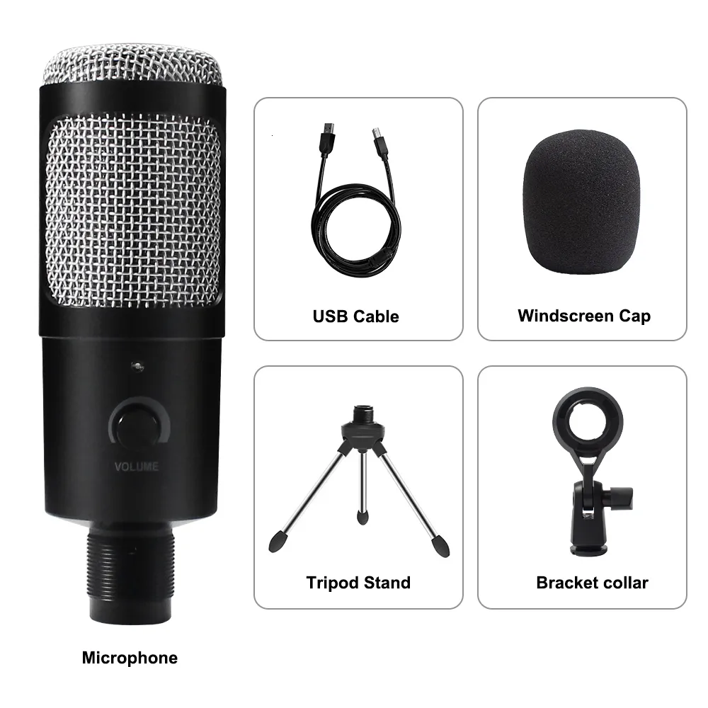 FIFINE – Microphone USB pour ordinateur portable et portable, pour  enregistrement, Streaming, voix off, Podcasting, Audio et vidéo, K670 -  AliExpress