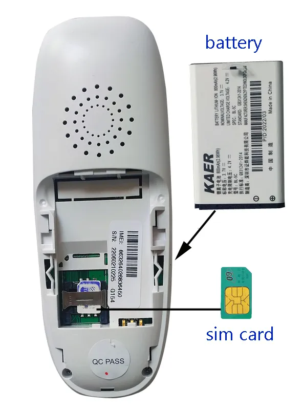 Otros Electrónicos Teléfono Inalámbrico GSM Tarjeta SIM Móvil Fijo