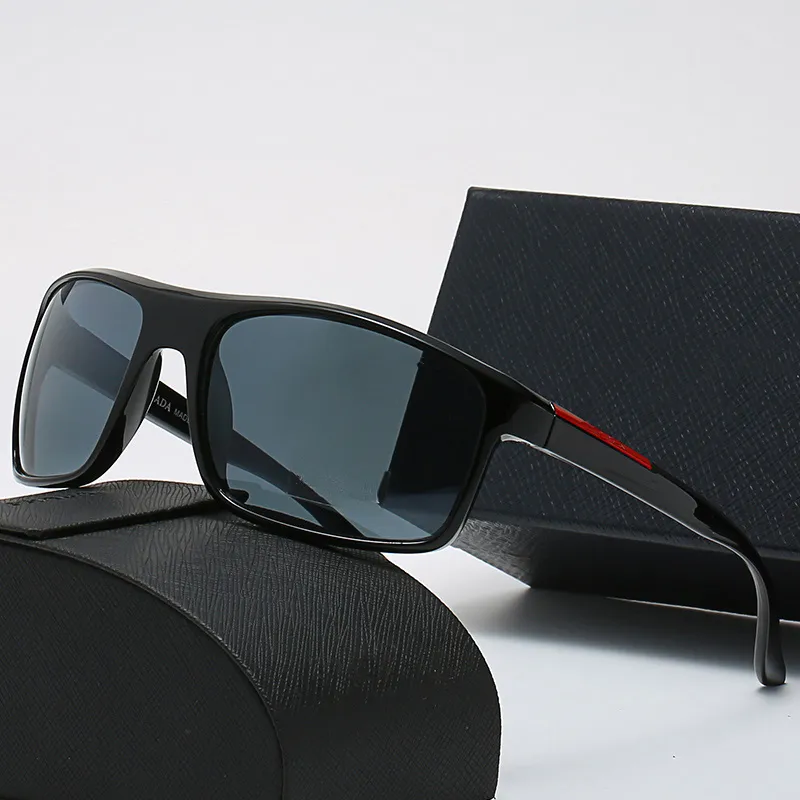 Luxe merk dames heren Driving vierkante zonnebril uv400 zonnebril Gradient lens farme fashion Groothandel 070