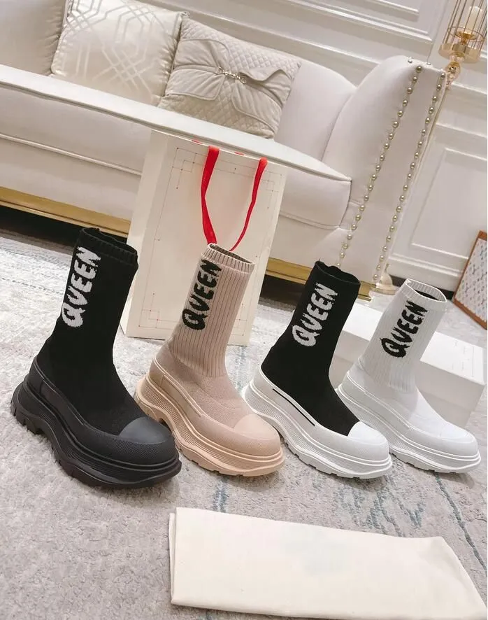 Bottes chaussettes de Style tendance, design de luxe, hauteur augmentée et facile à porter, matériau avancé