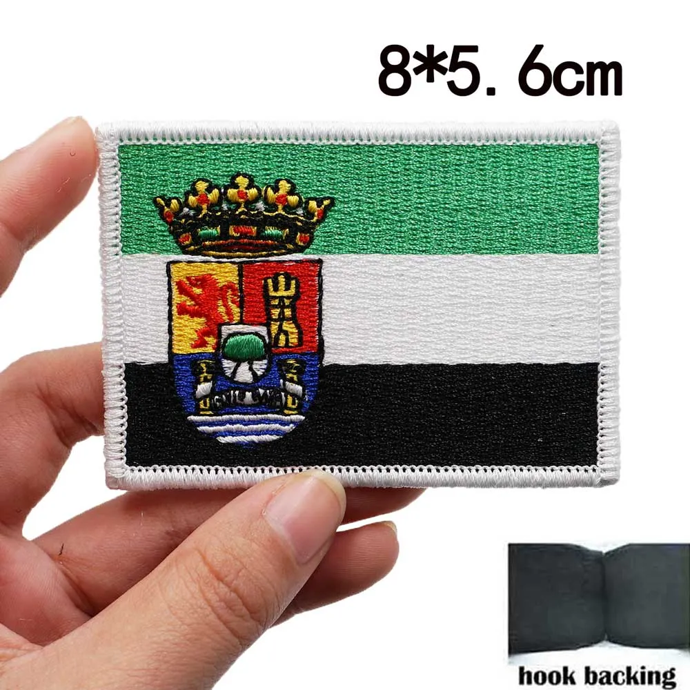 Espagne Estrémadure Drapeau Patches Badges Militaire Tactique