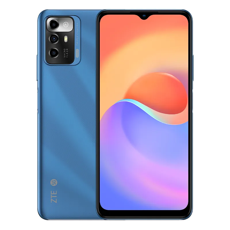 오리지널 Xiaomi ZTE Voyage 30S 5G 휴대 전화 4GB 6GB RAM 128GB ROM UNISOC T760 옥타 코어 안드로이드 6.52 "LCD 전체 디스플레이 13MP 4000MAH FACE ID 지문 스마트 휴대 전화.