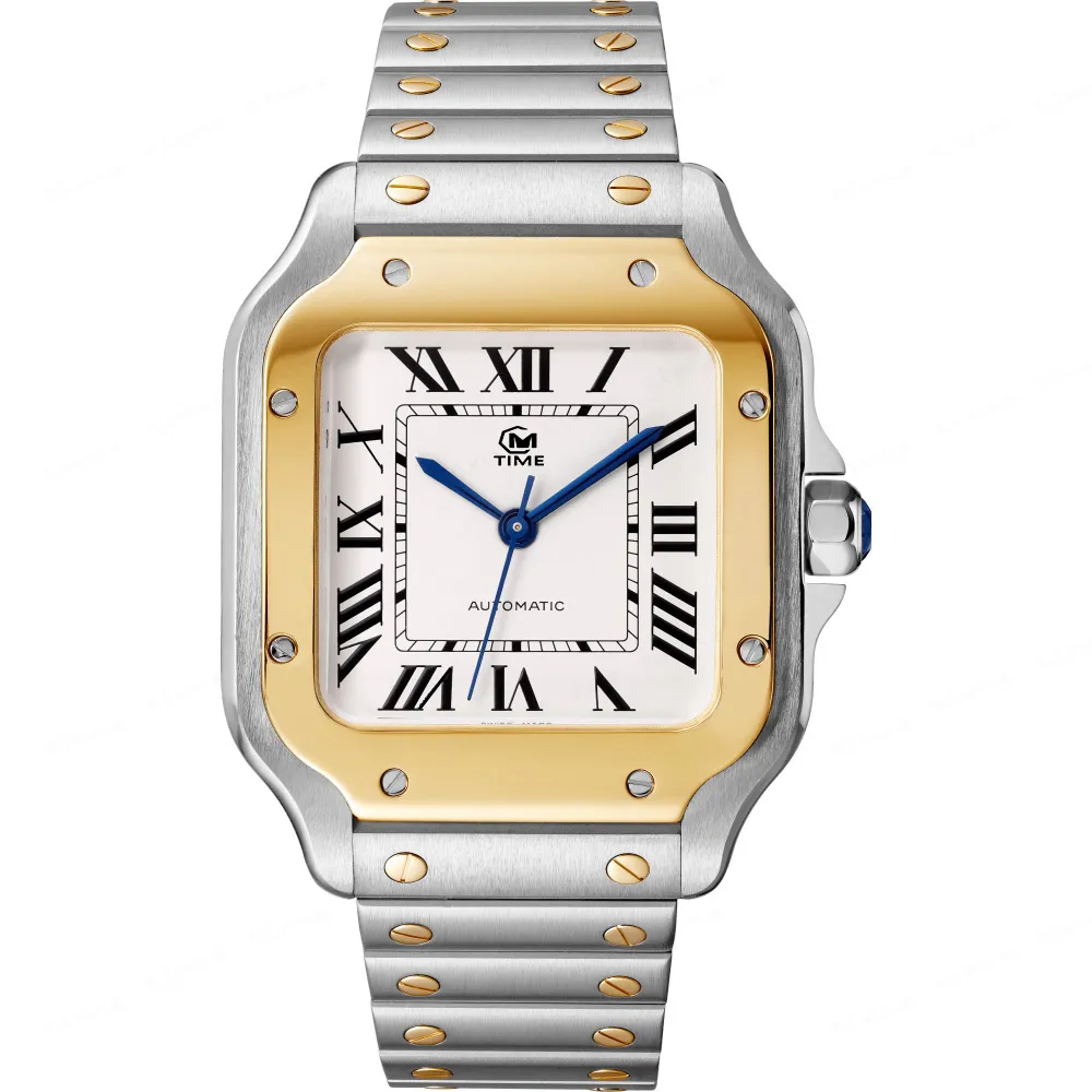 AAA Lovers Automatic Watch, hızlı bir şekilde sökülebilen iki tür çelik bant ve inek derisi kayışına sahiptir