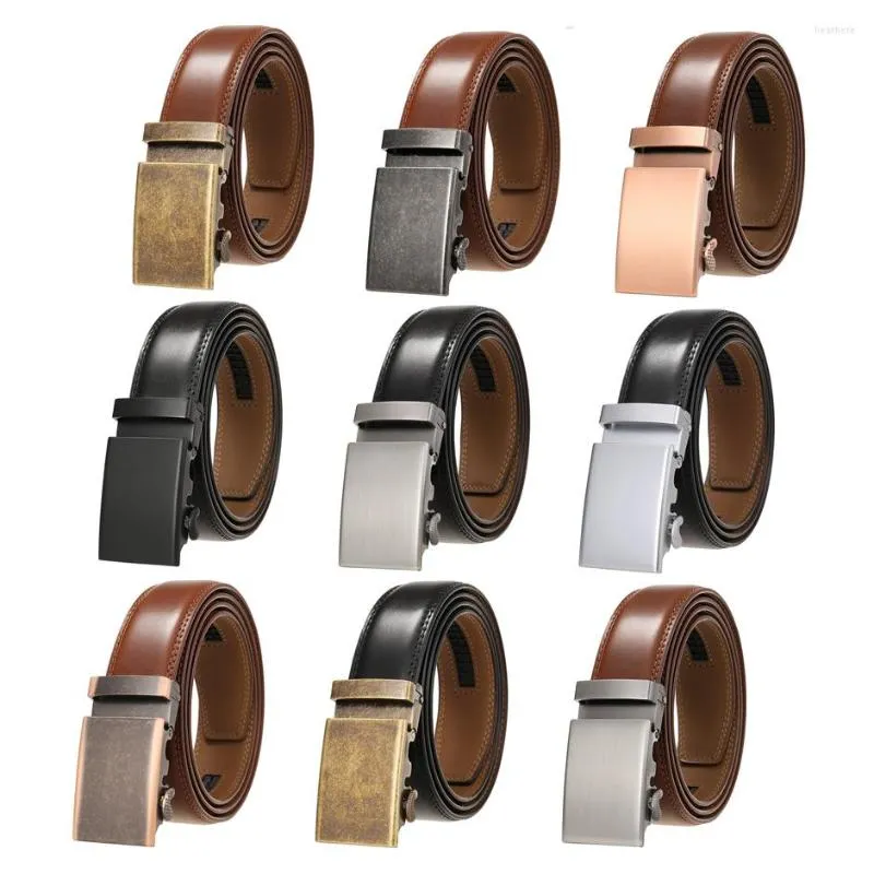 Belts Black Dark Brown Designer Men High Quality Casual Wedding Ceinture Homme Cowskin Waistband Waist Strap B746