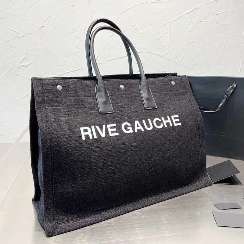 Borse da sera Designer di lusso Rive Gauche Borse da donna Tote lou  Shopping bag Borse di tela di alta qualità Borsa da spiaggia grande Woody  Travel