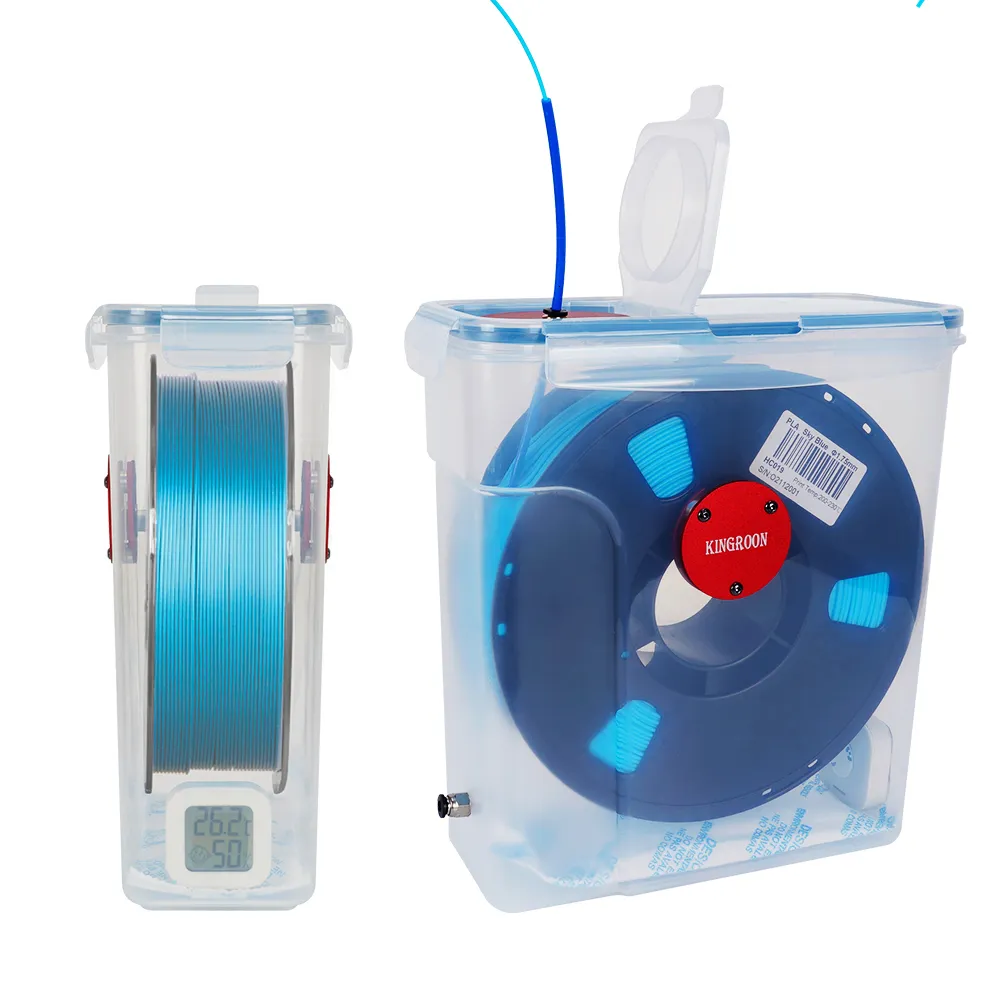 3D Printer Filament Storage Box with Spool Holder - Dry Storage ...