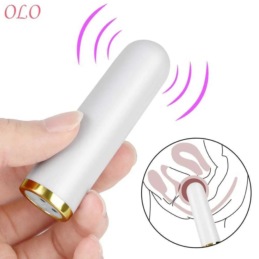 Vibrateurs 10 Fréquence Mini Bullette puissante Vibrateur USB Charge G Spot Nipple Clitoris Stimulator Sex Toys for Women Female Masturbator 1115
