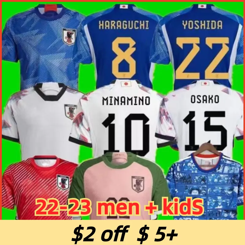 Japan 2022 Soccer Jerseys WOMEN MEN KIDS KIT Fans Player Version