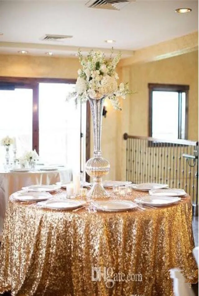 Paillettes de table de table en tissu sur mesure de haute qualité décorations de mariage plinthe de plinthes de fête d'anniversaire 2019 table de table à paillettes8407544