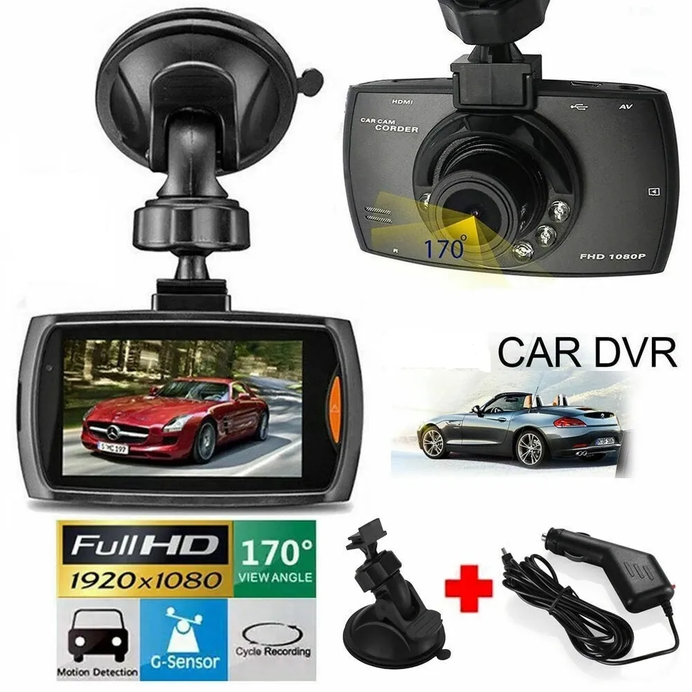 G30 Digital Camcorder 2.4 '' Full HD 1080p Dash Cam Car DVR Driving Security Tachograph Night Camera Recorder G-Sensor Vehicle Dashboard Camera