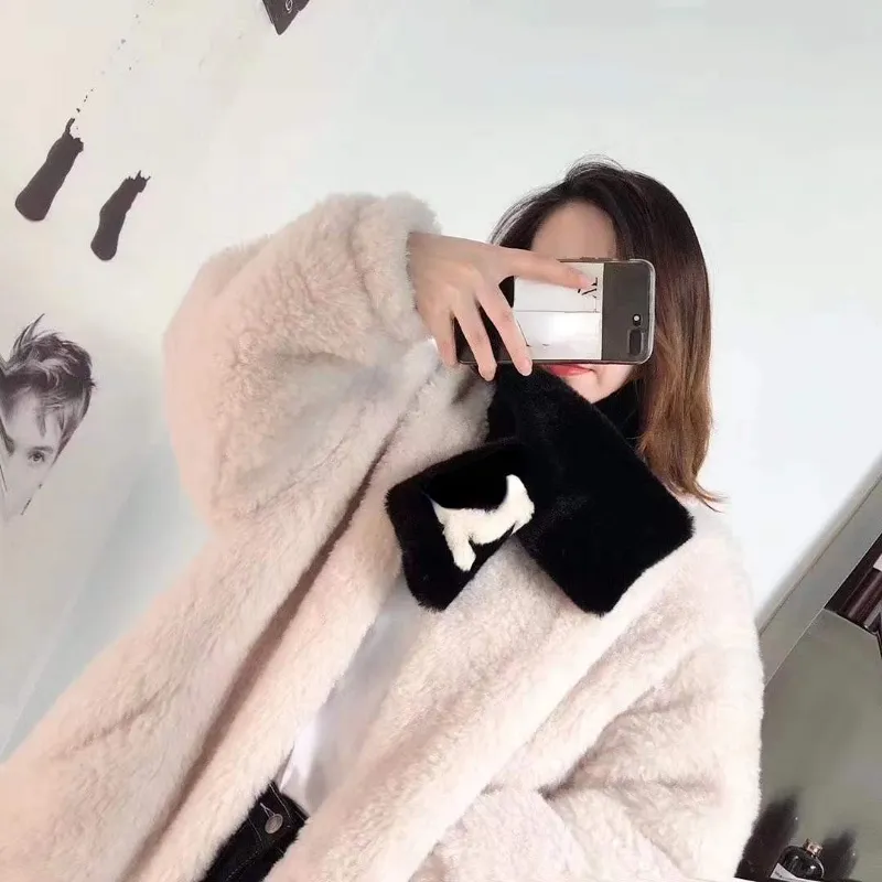 Fashion Designer Scarves Warm Faux Fur Double Sided Fur Scarf Autumn and Winter