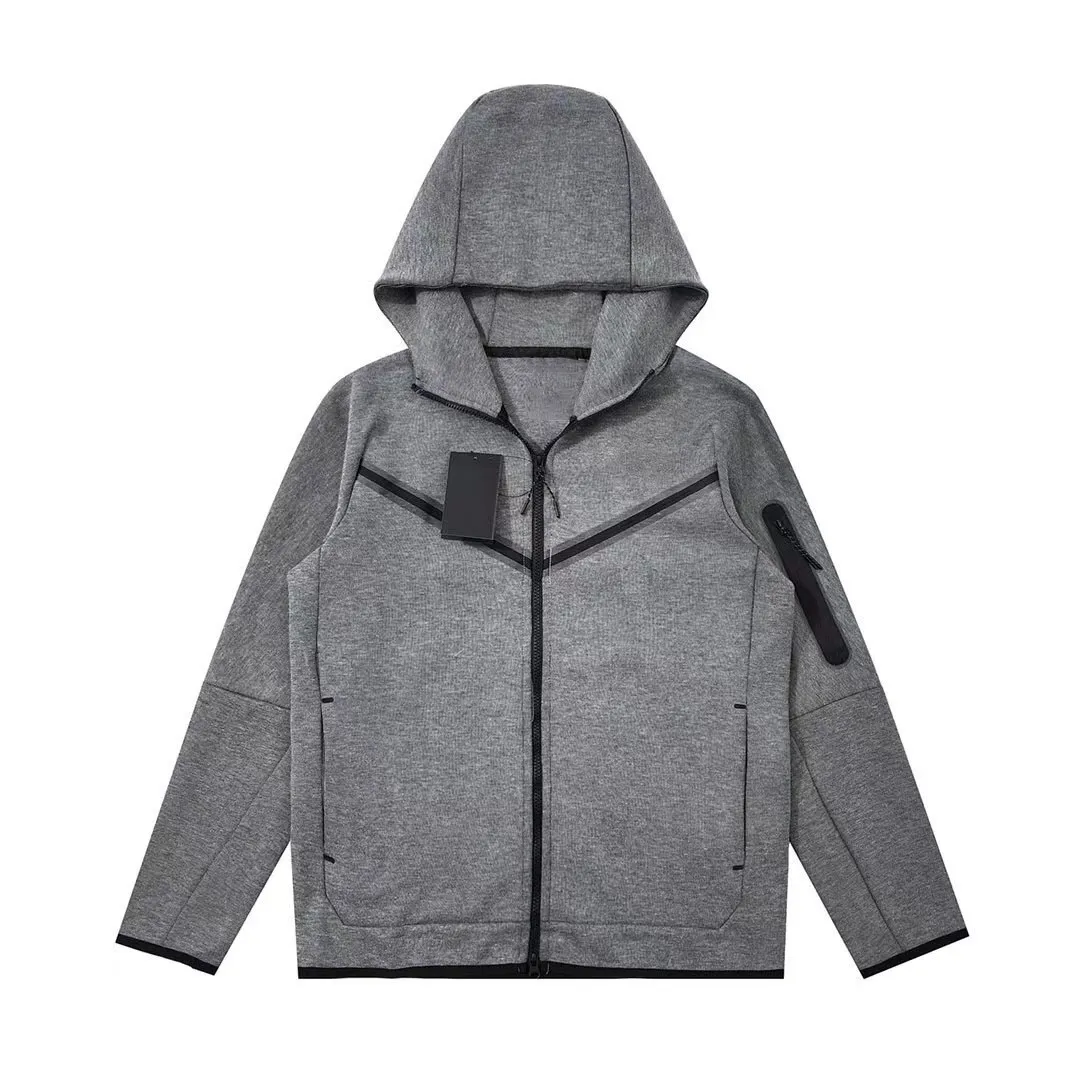 Men's outerwear hoodies activewear designer tech fleece jackets for women cotton mens sleeve Zip hHooded sweatshirts runner casual cardigan clothing