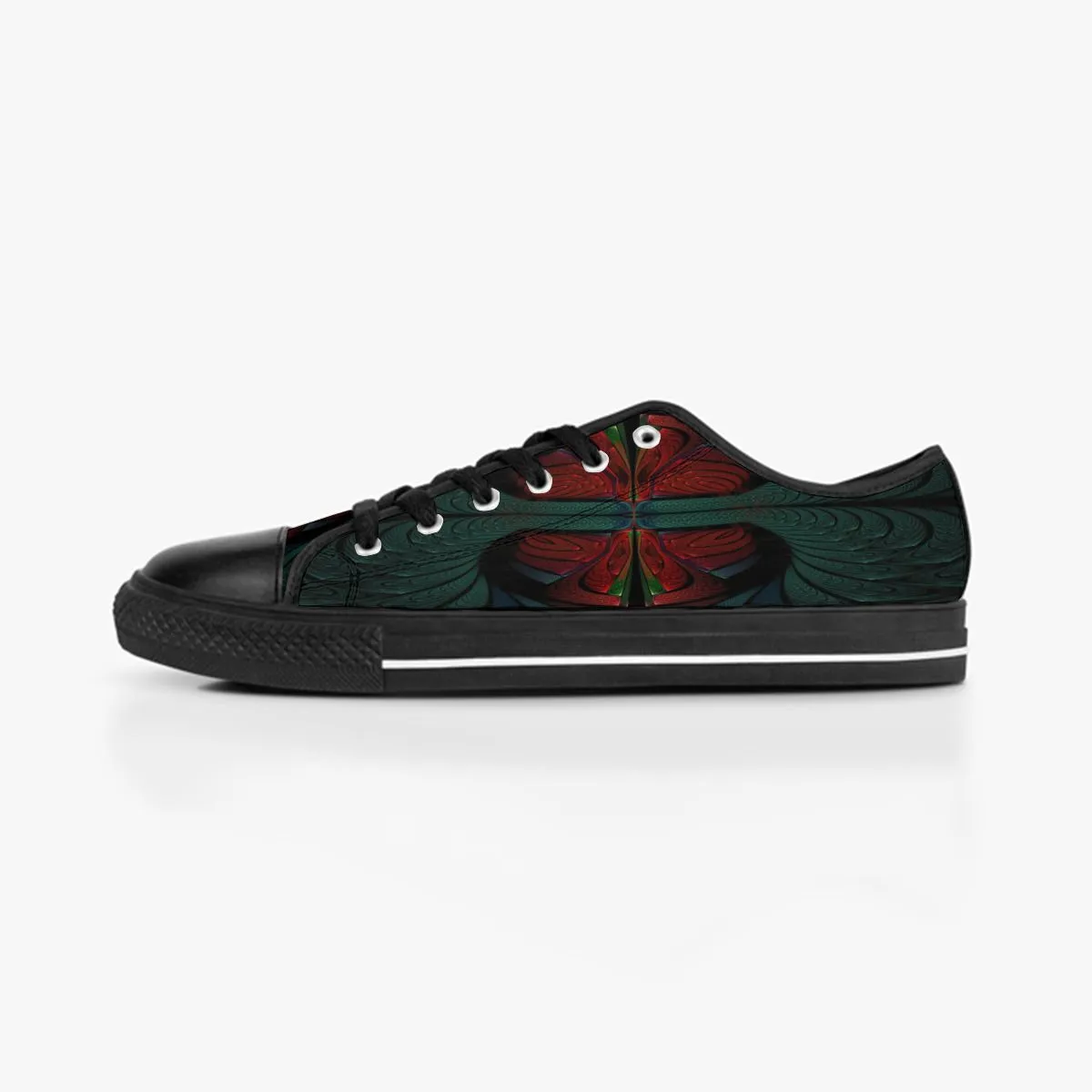 Men Stitch Shoes Custom Sneakers Hand Paint Canvas Women Fashion Black Green Low Breathable Walking Jogging Trainers