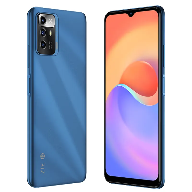 원래 Huawei ZTE Voyage 30S 5G 휴대 전화 4GB 6GB RAM 128GB ROM UNISOC T760 OCTA CORE Android 6.52 "LCD 전체 디스플레이 13MP 4000mAh 얼굴 ID 지문 스마트 핸드폰