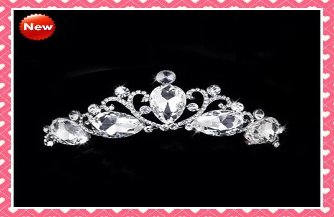 Stock 2022 Nuevo diseñador de moda de alta calidad con cristales reales de tiara tiara coronas de boda tiaras tiaras tiara cro8183751