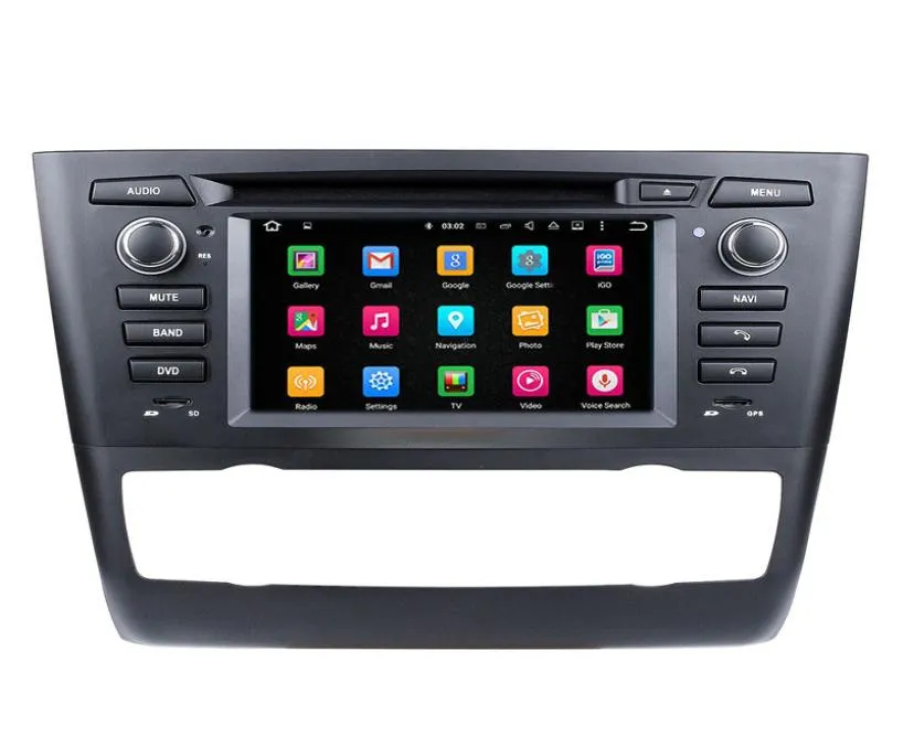62インチマルチメディアカーDVDステレオプレーヤーApple CarPlay Android TouchScreen for 20042012 BMW 1シリーズE81 E88自動AC2140045