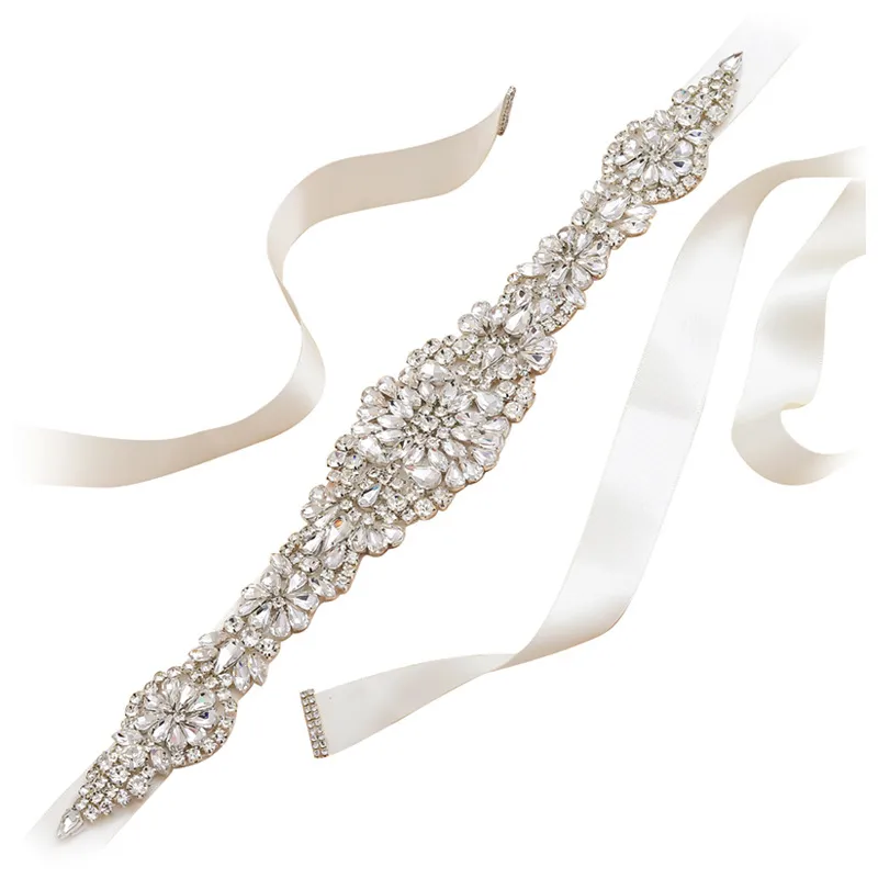 Sashes de casamento vestido cinto vestidos faixa cintos de noiva strass fita de cristal de baile noite princesa artesanal branco vermelho preto blush