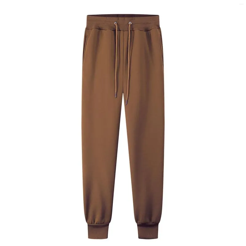 Calças masculinas Autumn's Men's Outdoor Export Sports Fleece Warm Strousers Casual Fitness em uma variedade de cores