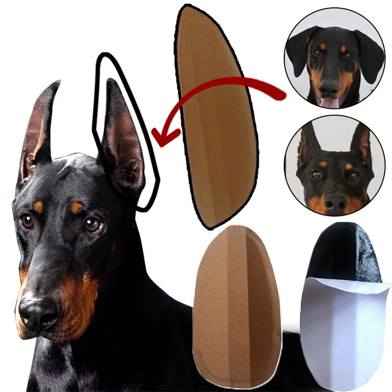 Наклейки на ушную одежду для собак бесплатно коррекция Doberman Corgi Husky Accessories Выпрямитель 221103