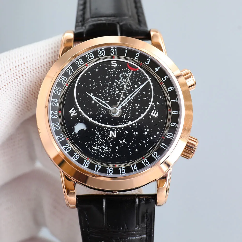 Mens Watch Automatic Mechanical Movement Watches 42mm Sapphire Business Wristwatches Montre De Luxe Fashion Designer Wristwatch