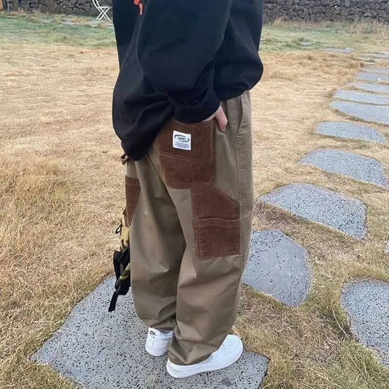 Loose Fit Mens Work Loose Pants For Men For Autumn/Winter
