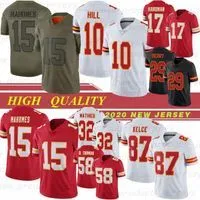 football 15 Patrick Mahomes II New Jerseys 32 Tyrann Mathieu 87 Travis Kelce 29 Eric Berry Tyreek Hill Mathieu Watkins Hardman City Jersey