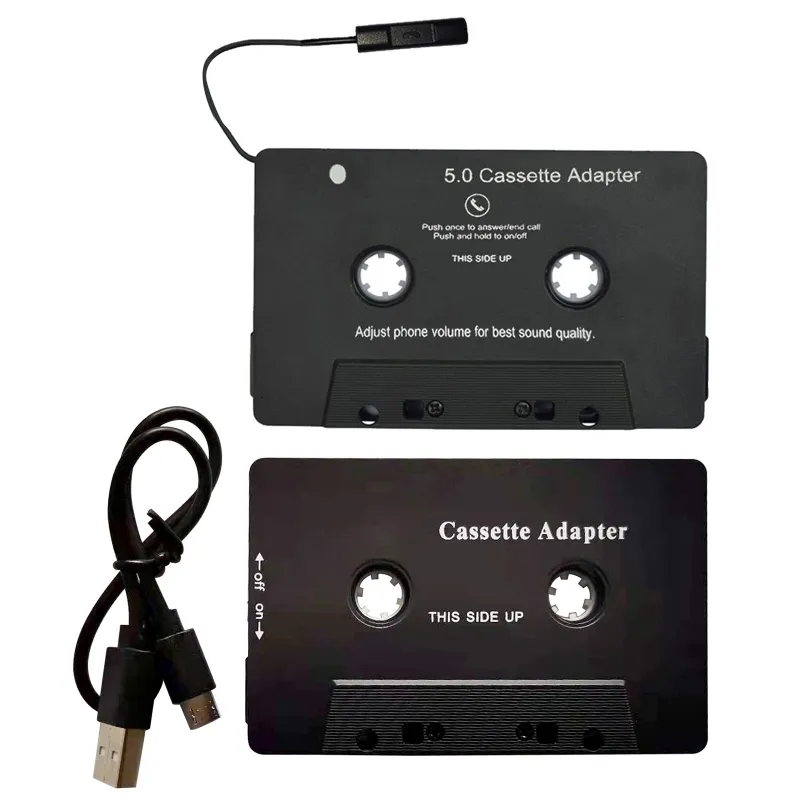 Lecteur CD Sans Fil Bluetooth Compatible 50 Cassette Audio Stéréo Lecteur  MP3 Adaptateur De Bande Audio De Voiture Musique USB Charge Convert 221115  Du 12,41 €