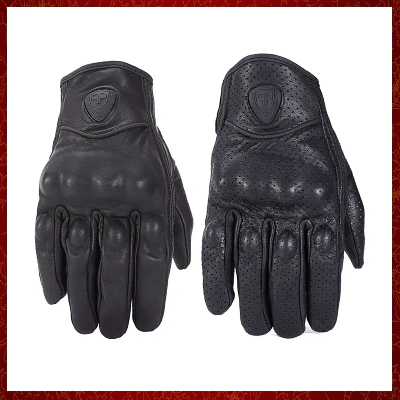 ST267 Retro Motorcycle Gloves Perfory Perforated Кожаные кожа