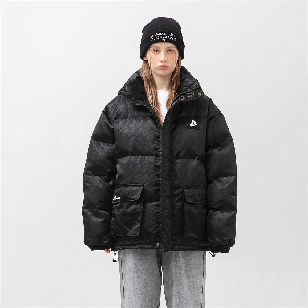 Yeni desen kıyafetleri tam mektup baskı pamuk ceket kadın erkek high caddesi sonbahar kışlık ceketleri rüzgar geçirmez moda ceket my95