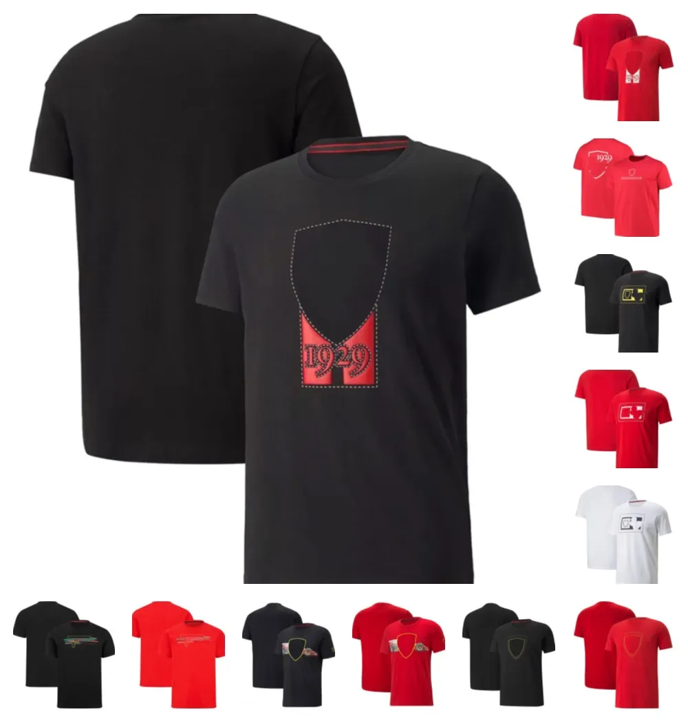 F1 Racing Clothes New Team Driver T-shirt Sport T-shirt Anpassad kort ärm Snabb torrtopp