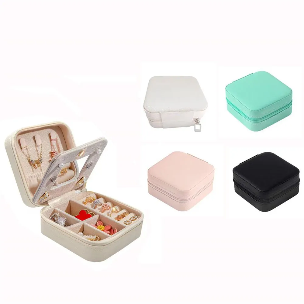 Travel Jewelry Case Small Portable Organizer Box With Mirror For Rings  Argos Necklace Earring Sets Bracelets RRC355 From B2b_beautiful, $3.22