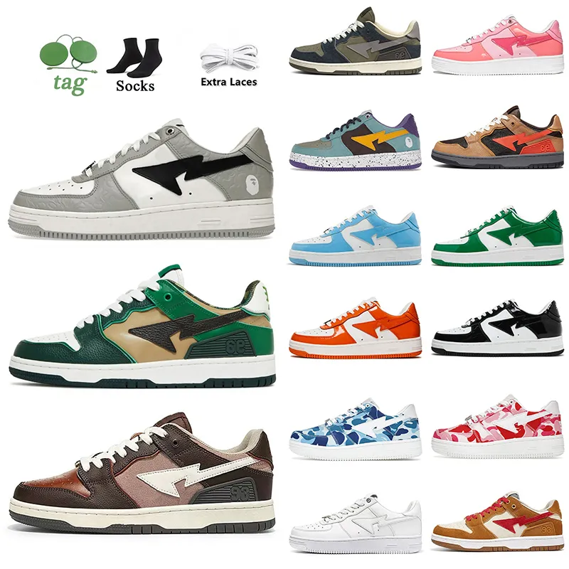 2023 Fashion Designer Quality Running Shoes SK8 Low Women Mens Platform ...