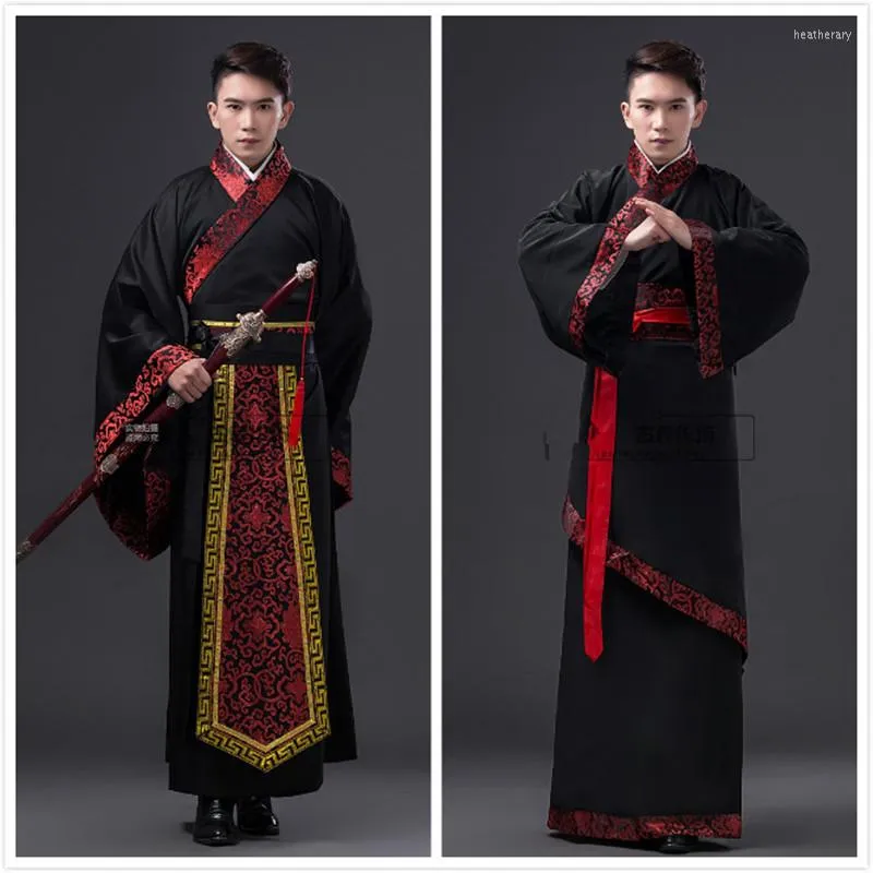 Bühnenkleidung 17 Farben Herren Hanfu Traditionelle chinesische Kleidung Altes Kostüm Festival Outfit Performance Volkstanzkostüme