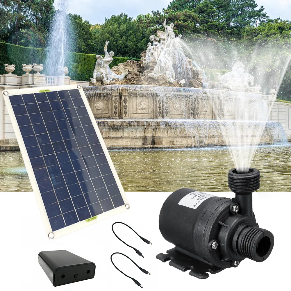 Acessórios de bombas de ar 800LH 50W Bomba de água solar submersível para aquário UltraQuiet Fish Pond Fonte de água Bomba para aquário doméstico pequeno 221115