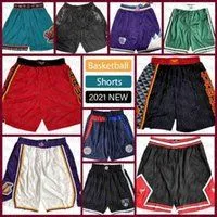 ````Jerseys2022 New Atlantas Hawk Basketball Shorts Oklahomas City Thunders New Jersey  Multi Knick Pocket Shorts Clevelands Cavalie