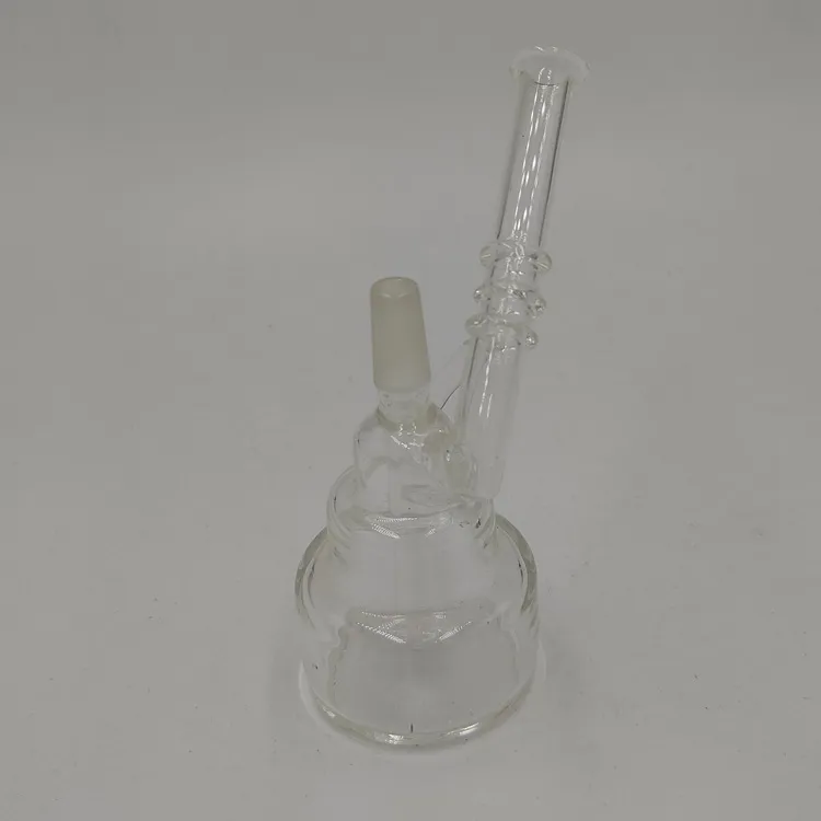 Mini Cake Glass Hookahs 10mm Male joint Oil Rigs Bubbler Water Pipe