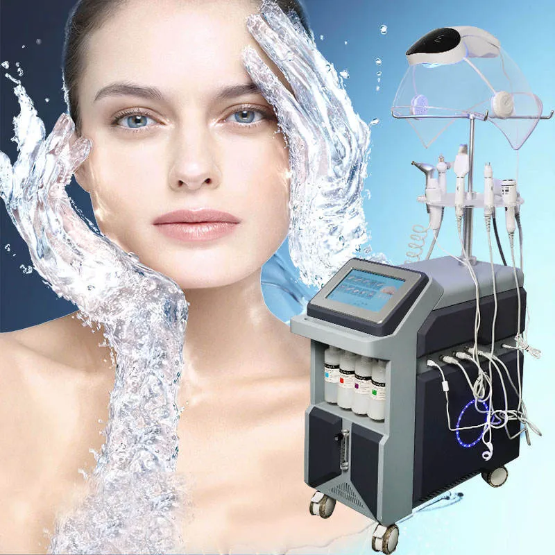 Microdermabrasion Högtryck Syre Injektor Vattenstråle skal Deep Cleaning Skin Care Moisturizer Hydra Oxygen Facial Machine