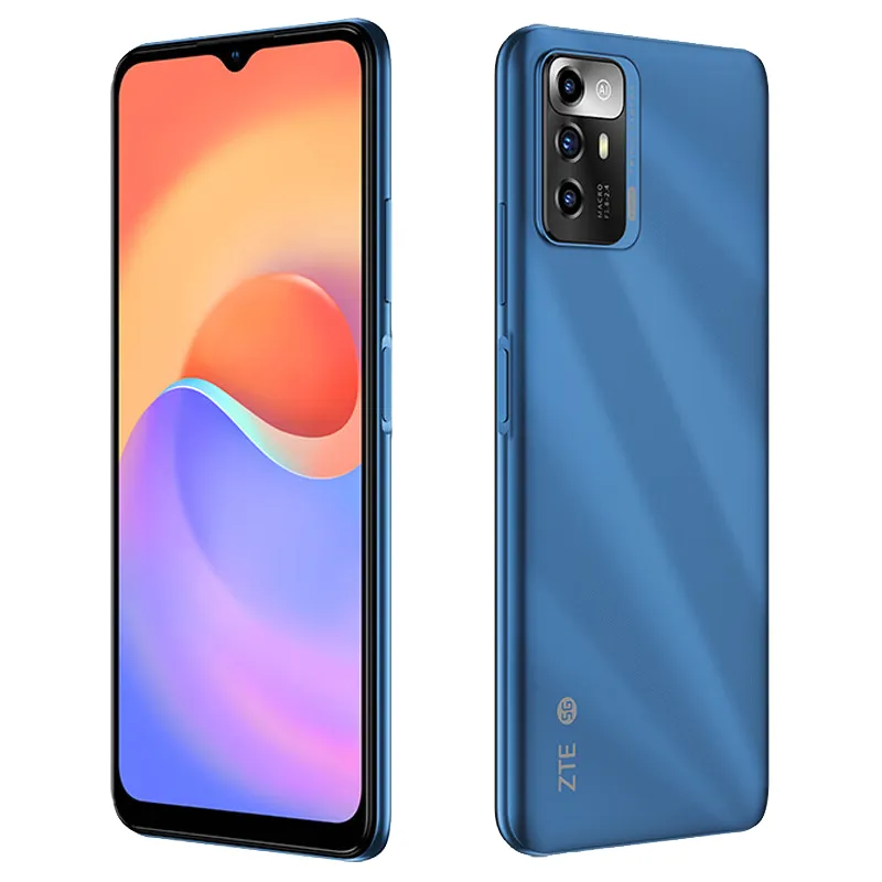 Téléphone portable d'origine Xiaomi ZTE Voyage 30S 5G 4 Go 6 Go RAM 128 Go ROM UNISOC T760 Octa Core Android 6,52 pouces Plein écran 13MP 4000mAh Face ID Fingerprint Smart Cellphone