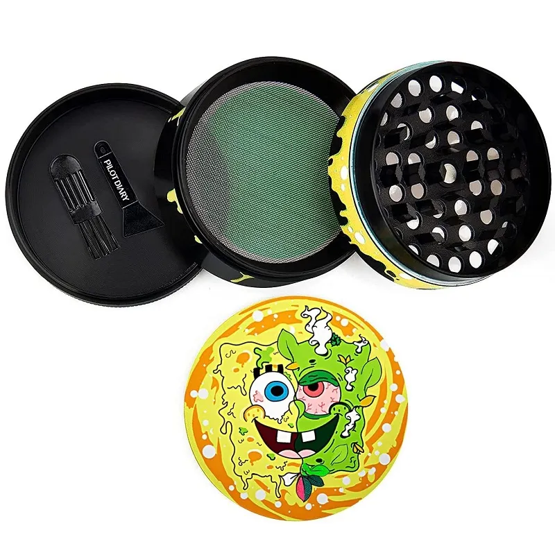 Rick Grinder in Lega di Alluminio, Macinaspezie e Trita Erba per Spezie,  Tabacco e Fumo, Bronzo : : Casa e cucina