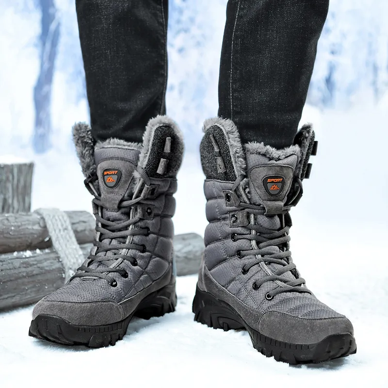 Men's winter boots with fur inside sale
