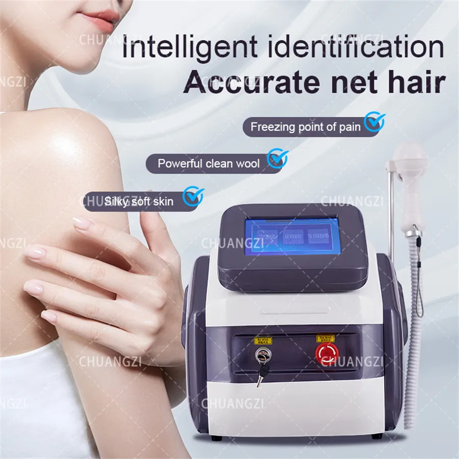 Hair Removal & Rejuvenation System With 755nm, 808nm, 1064nm Lasers For