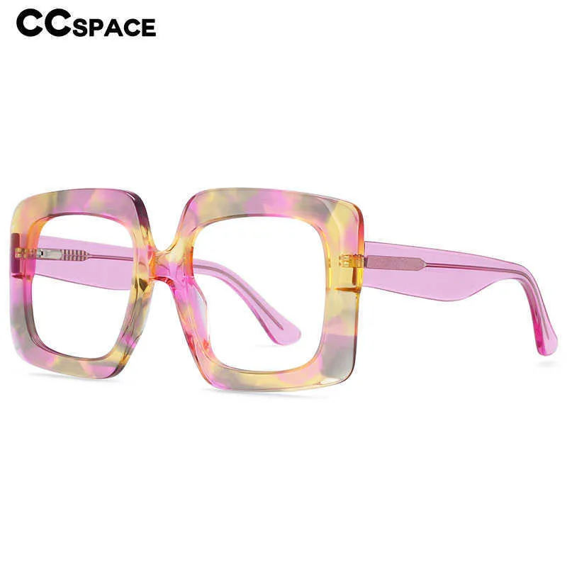 Save Big on Bulk Square Big Frame Sunglasses Sunglasses Frames 54324 Retro  Oversized Square Acetate Big Frame Pattern Legs Glasses Frames Women