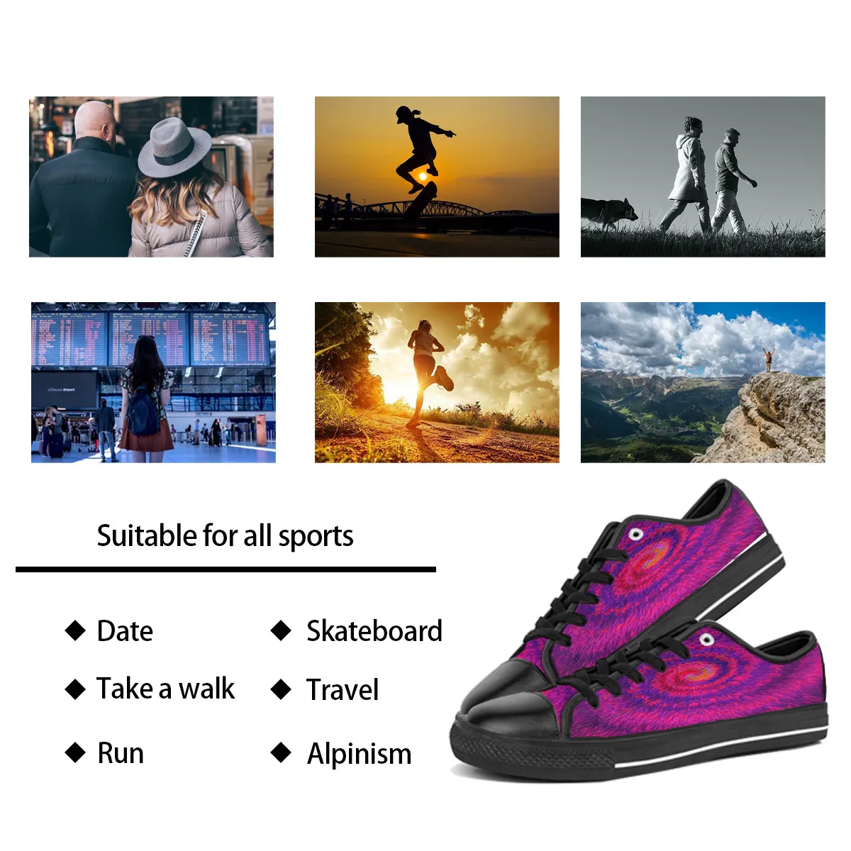 Men Stitch Shoes Custom Sneakers Hand Paint Canvas Women Fashions Black Brown Low Cut Breathable Walking Jogging Trainers