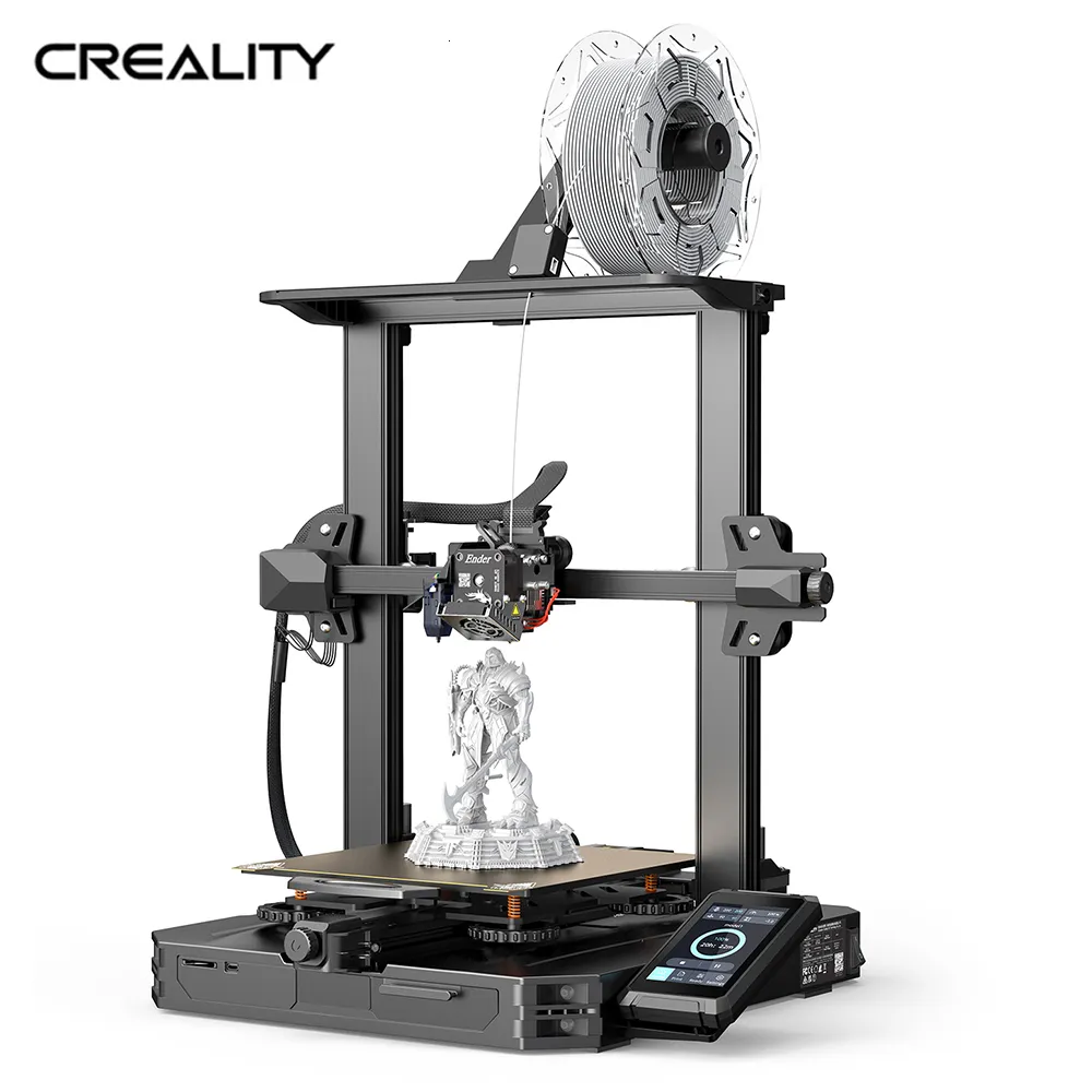 3D Imprimante Creality Ender 3 S1 Pro 4 3 pouces tactile Écran tactile 32 bits Full Metal LED Light Cr niveau automatique 221114