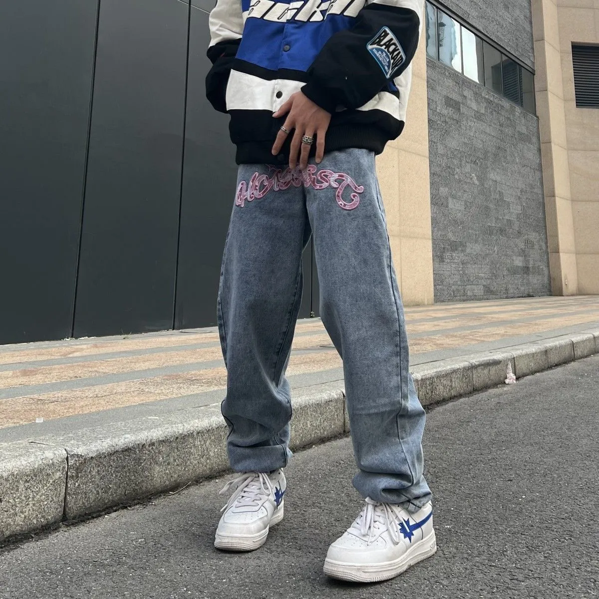 Calça Streetwear Y2k Masculino Hip Hop