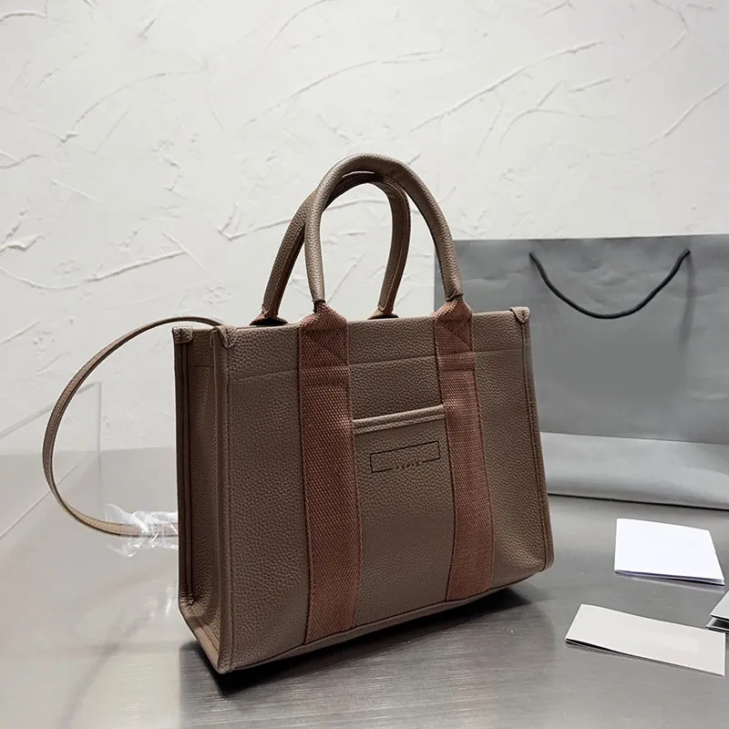 Handbag Tote 27cm Bag Women Crossbody Bags Clemence Real Leather Handle Fashion Letters Square Pocket Classic Handbags Purse Multiple Colors 2023