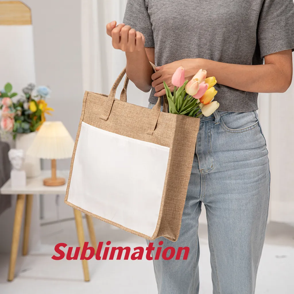 Sublimation Blank Plain Canvas Tote Bags With Handles Sublimation Blank Canvas Tote Bags Reusable Grocery Bags For DIY Crafting And Decorating01 From Blanksub 009 3.29 DHgate.Com